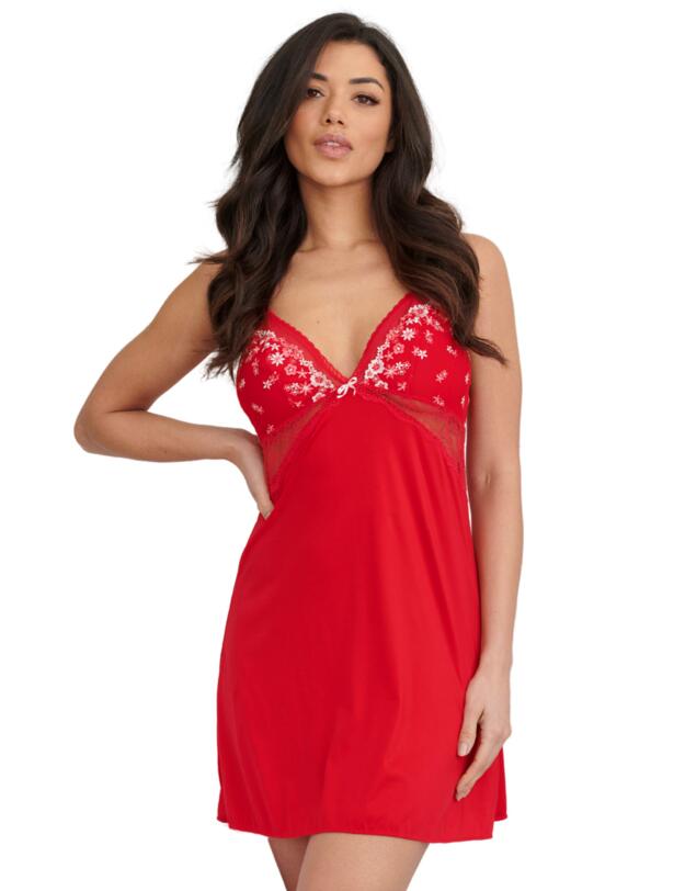 Pour Moi Gigi Chemise Red/Pink