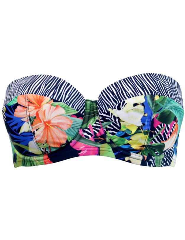  Pour Moi Havana Breeze Strapless Padded Bikini Tropical