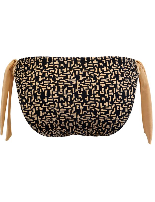 Pour Moi Casablanca Tie Side Bikini Brief Black/Gold