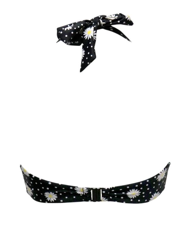 Pour Moi Out Of Office Twist Front Bikini Top Daisy Spot