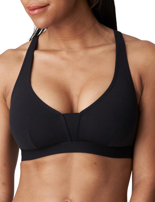  Prima Donna Swim Holiday Bikini Top with Removable Pads Black