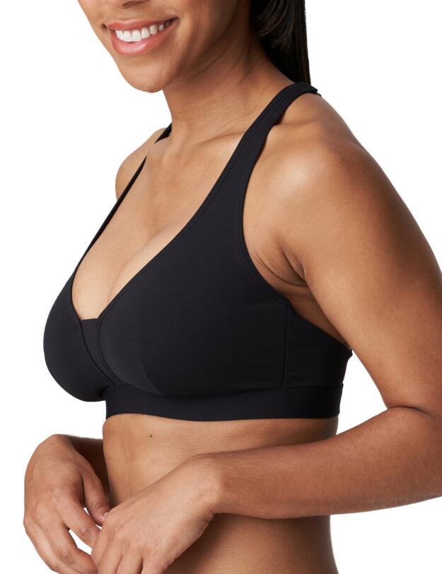  Prima Donna Swim Holiday Bikini Top with Removable Pads Black