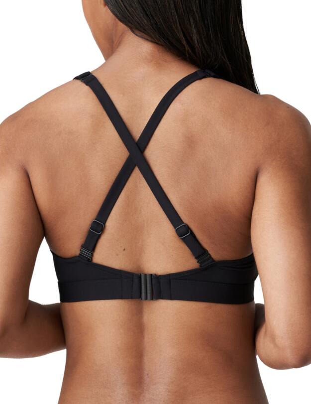  Prima Donna Swim Holiday Bikini Top with Removable Pads Black