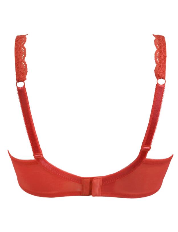 Pour Moi Rebel Padded Plunge Bra Coral 