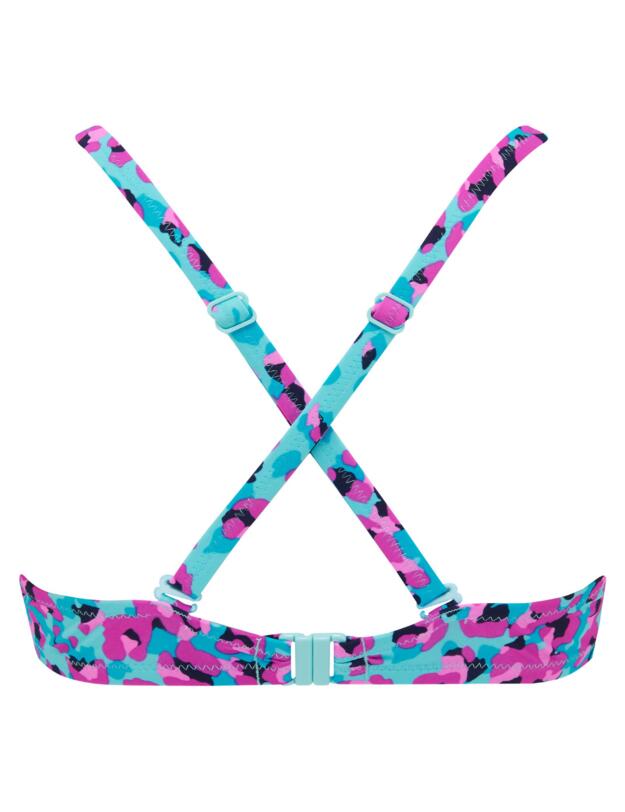 Pour Moi Getaway Underwired Bikini Top Aquaburst