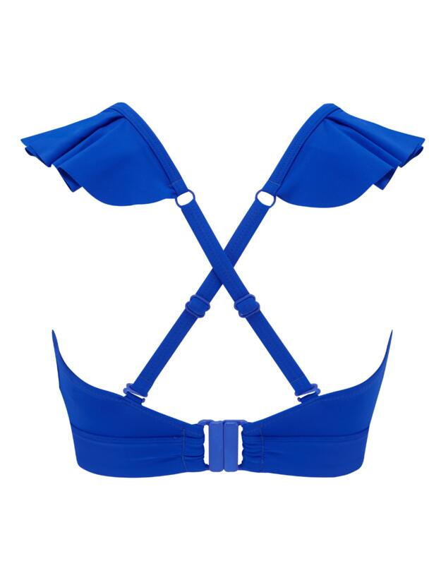 Pour Moi Frill Hidden Wire Space Convertible Top Ultramarine