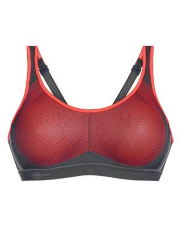 Anita Active Air Control Sports Bra Coral/Anthracite
