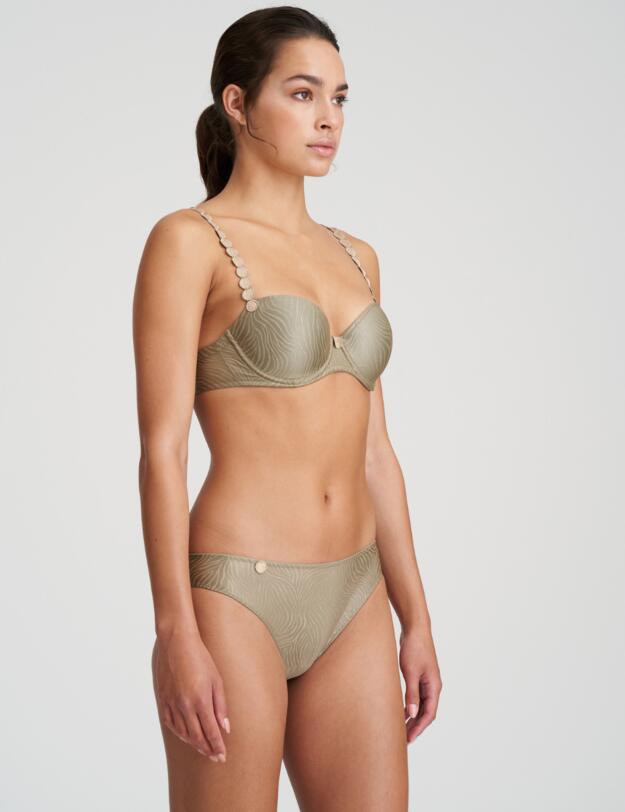 Marie Jo Tom Padded Balcony Bra Golden Olive 