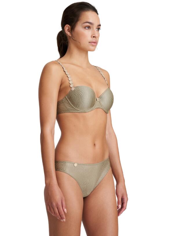 Marie Jo Tom Padded Balcony Bra Golden Olive 