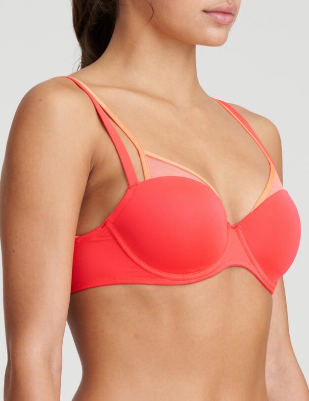 Marie Jo Mariko Padded Balcony Bra Fruit Punch 