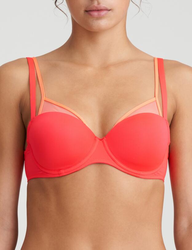 Marie Jo Mariko Padded Balcony Bra Fruit Punch 