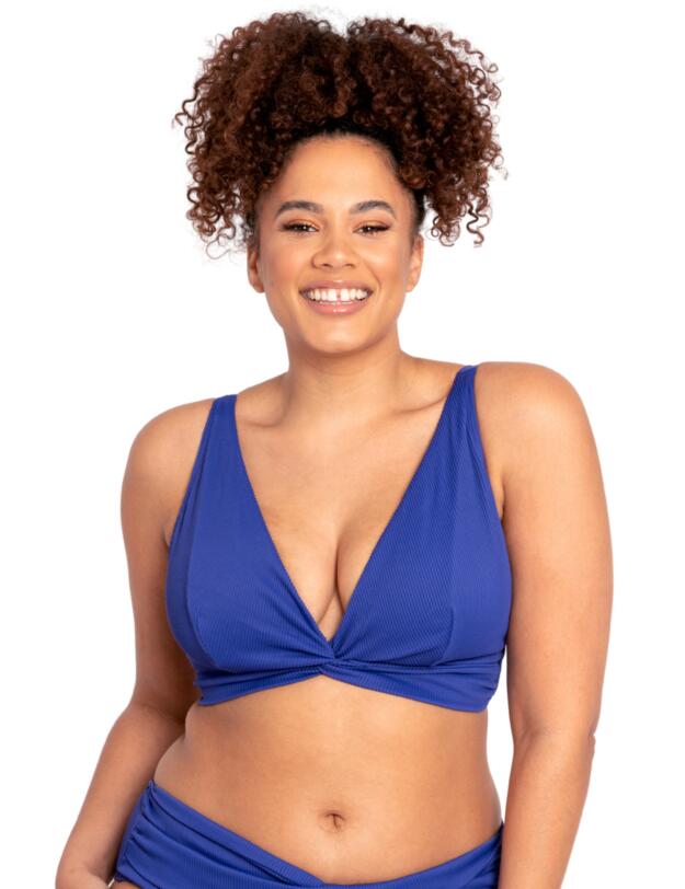 Curvy Kate Twist & Shout Non-wired Triangle Bikini Ultraviolet