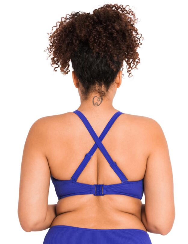 Curvy Kate Twist & Shout Non-wired Triangle Bikini Ultraviolet
