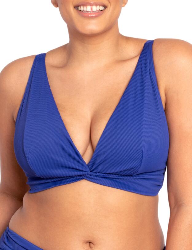 Curvy Kate Twist & Shout Non-wired Triangle Bikini Ultraviolet