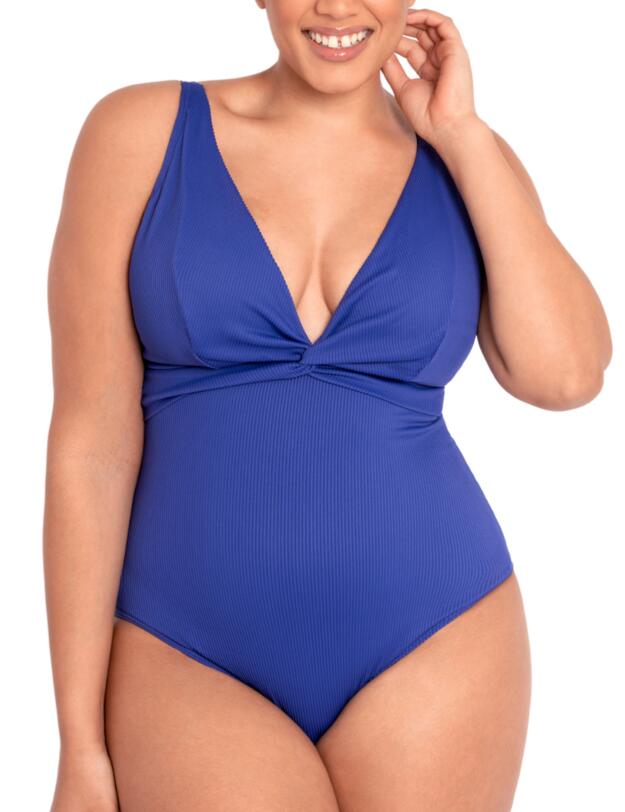Curvy Kate Twist & Shout Non Wired Swimsuit Ultraviolet
