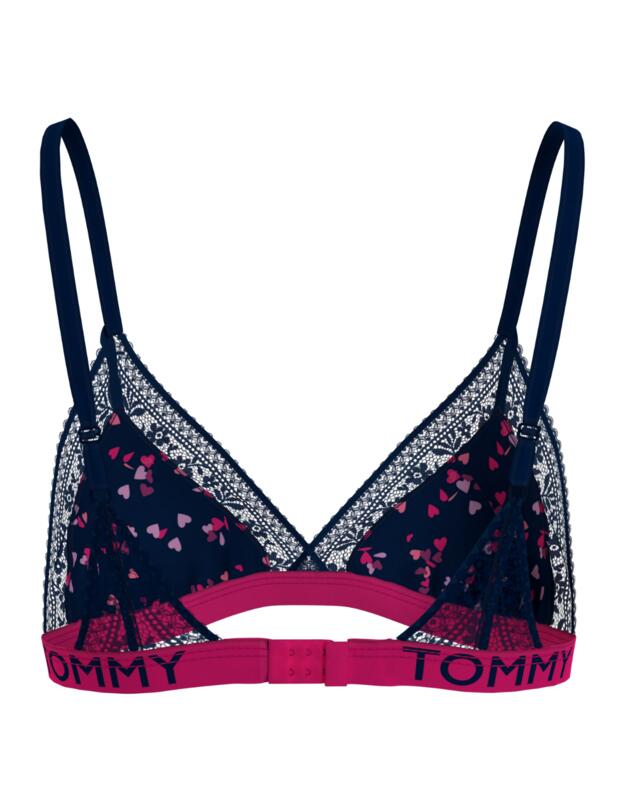 Tommy Hilfiger Tommy Lace Triangle Bra Flutter Hearts 