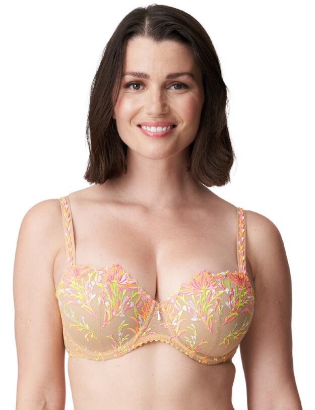 Prima Donna Las Salinas Padded Balcony Bra Cognac