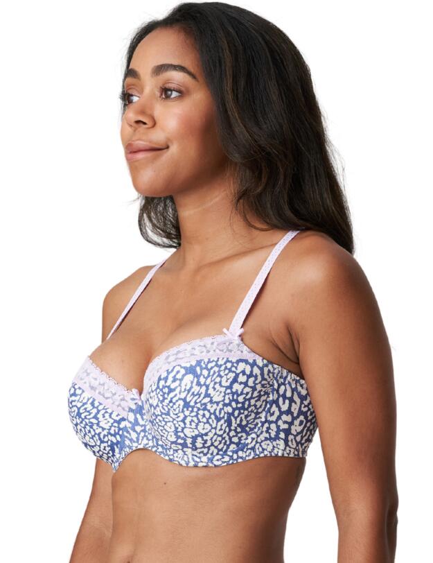 Prima Donna Lari Balcony Padded Bra Pastel Denim
