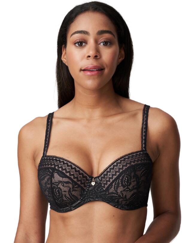 Prima Donna Palermo Padded Bra Balcony Black