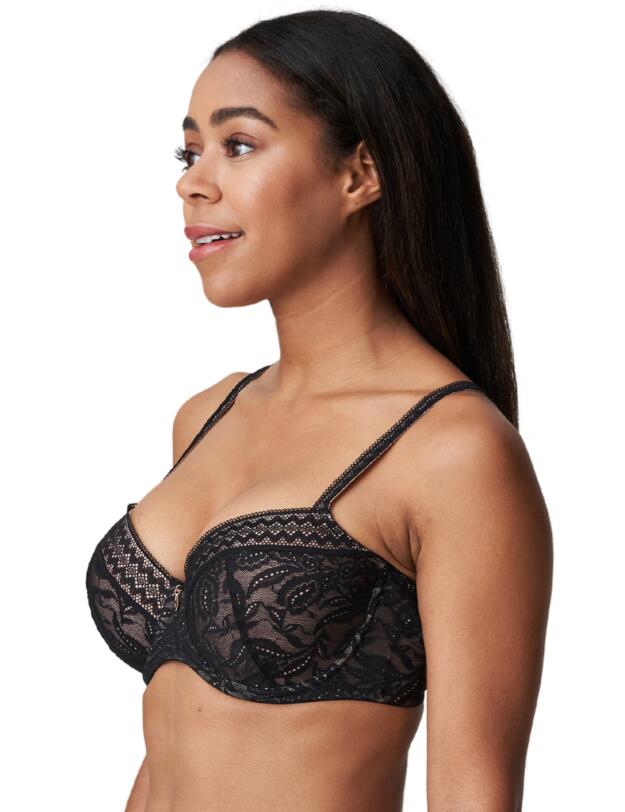 Prima Donna Palermo Padded Bra Balcony Black