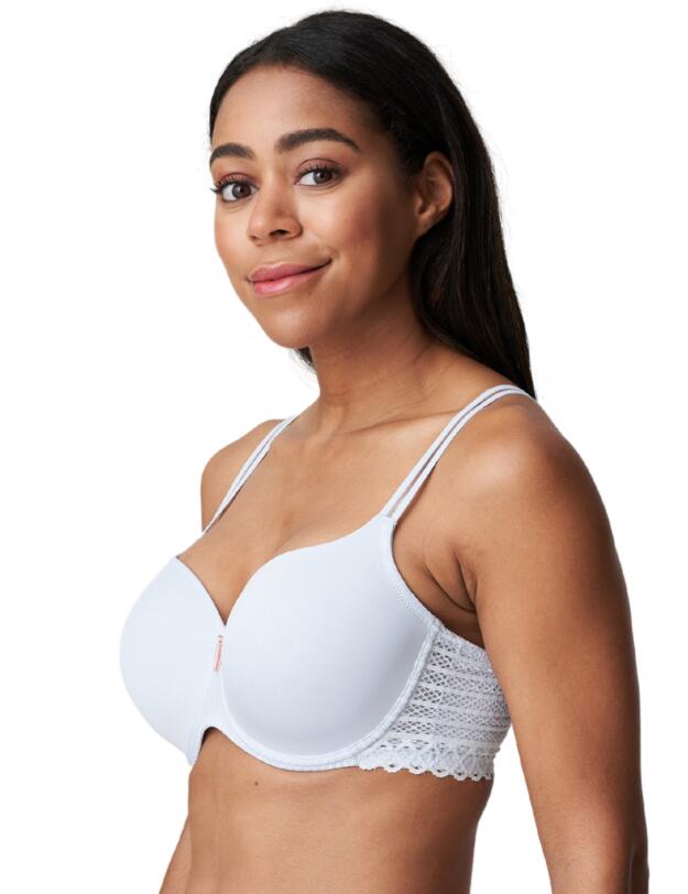 Prima Donna East End Heart Shape Padded Bra Heather Blue