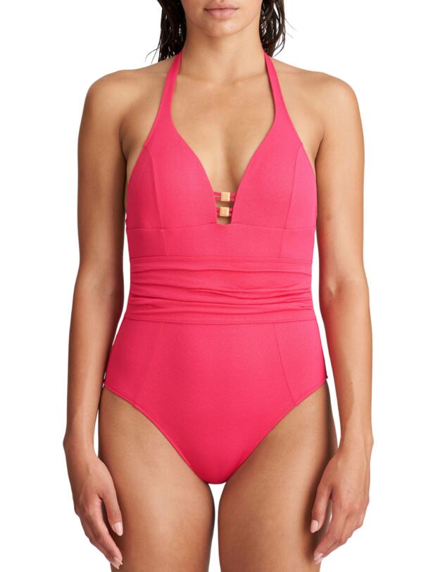 Marie Jo Pamplona Padded Halter Swimsuit Freesia