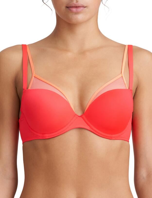 Marie Jo Mariko Deep Plunge Padded Bra Fruit Punch 