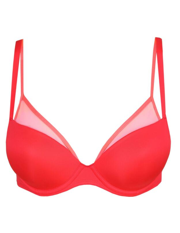 Marie Jo Mariko Deep Plunge Padded Bra Fruit Punch 