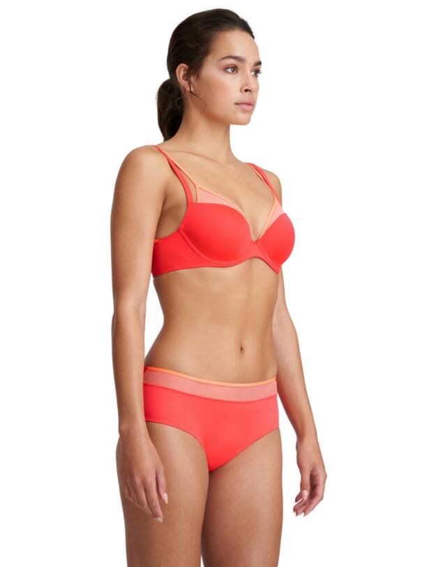 Marie Jo Mariko Deep Plunge Padded Bra Fruit Punch 