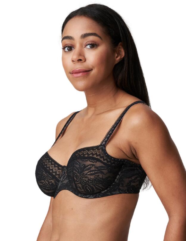 Prima Donna Twist Palermo Balcony Vertical Seam Black