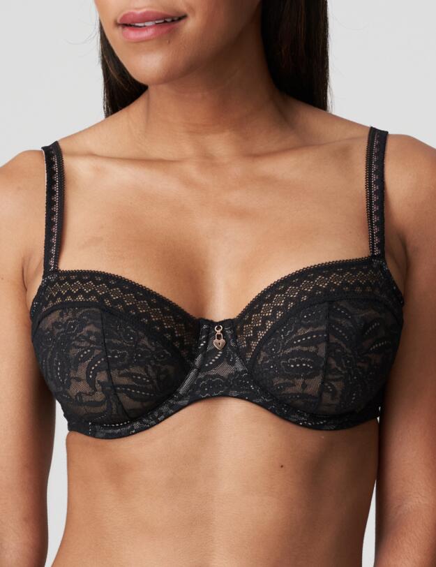 Prima Donna Twist Palermo Balcony Vertical Seam Black