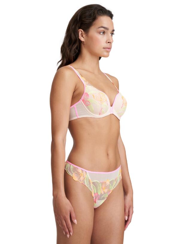 Marie Jo Georgia Padded Heart Shape Bra Neon Crush