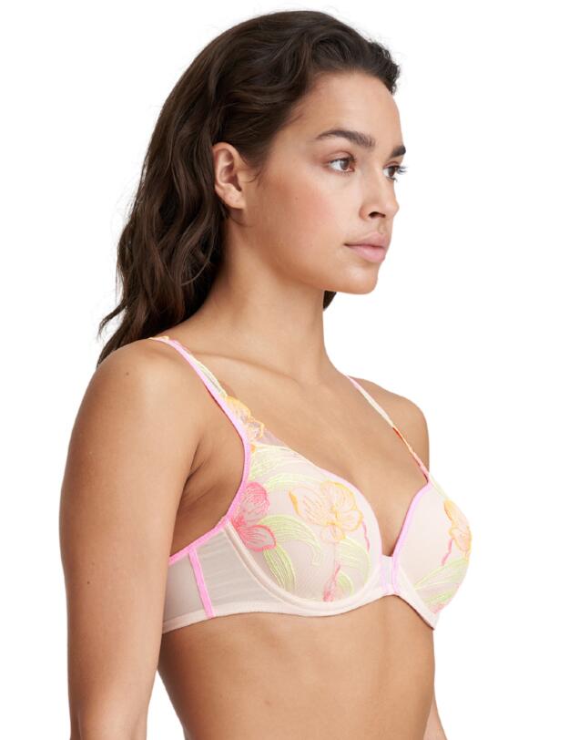 Marie Jo Georgia Padded Heart Shape Bra Neon Crush