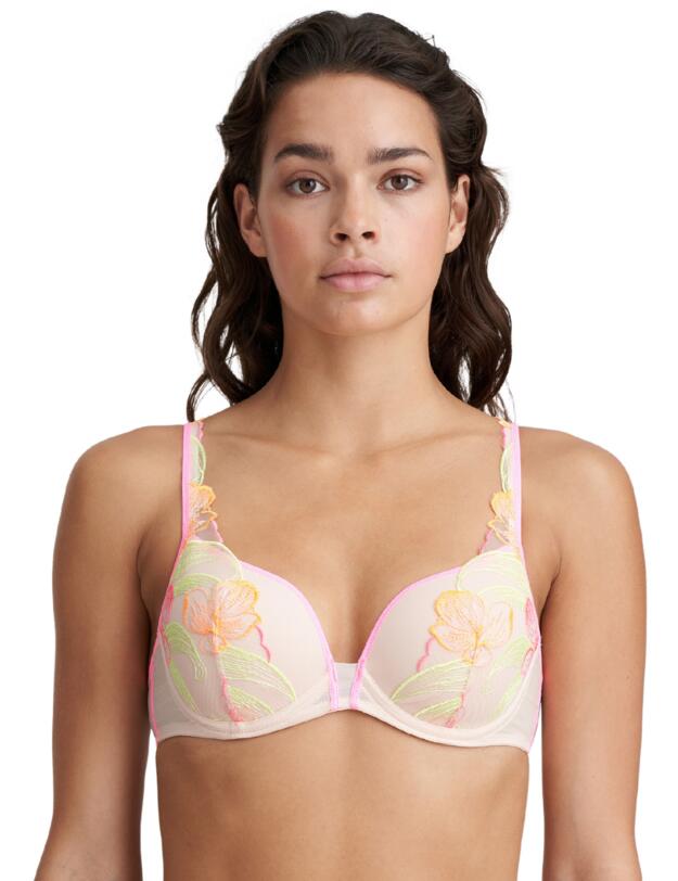 Marie Jo Georgia Padded Heart Shape Bra Neon Crush