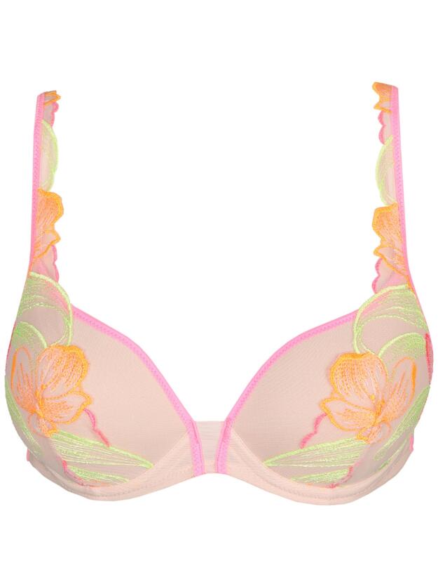 Marie Jo Georgia Padded Heart Shape Bra Neon Crush