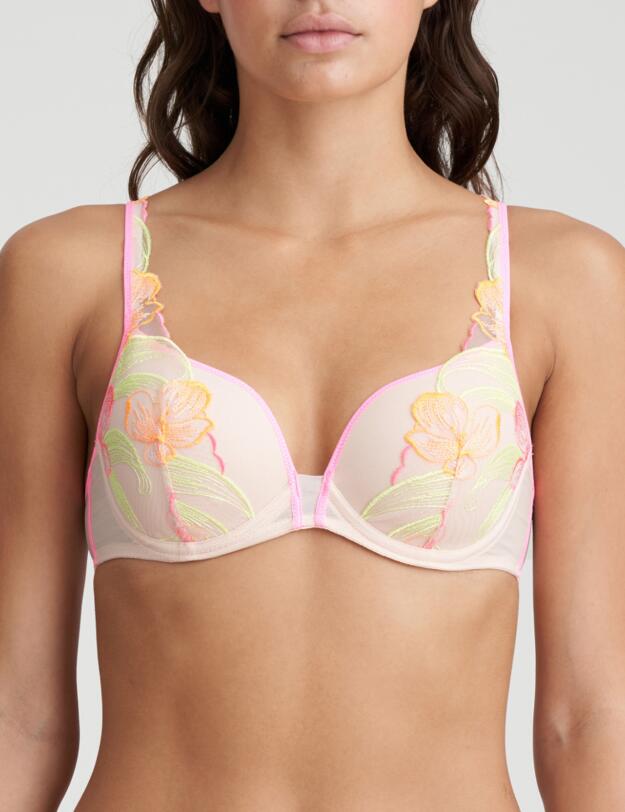 Marie Jo Georgia Padded Heart Shape Bra Neon Crush