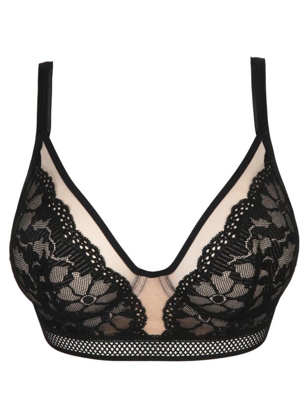 Marie Jo Suto Longline Wired Bra Black