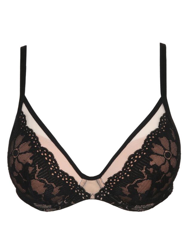 Marie Jo Suto Heart Shape Padded Bra Black