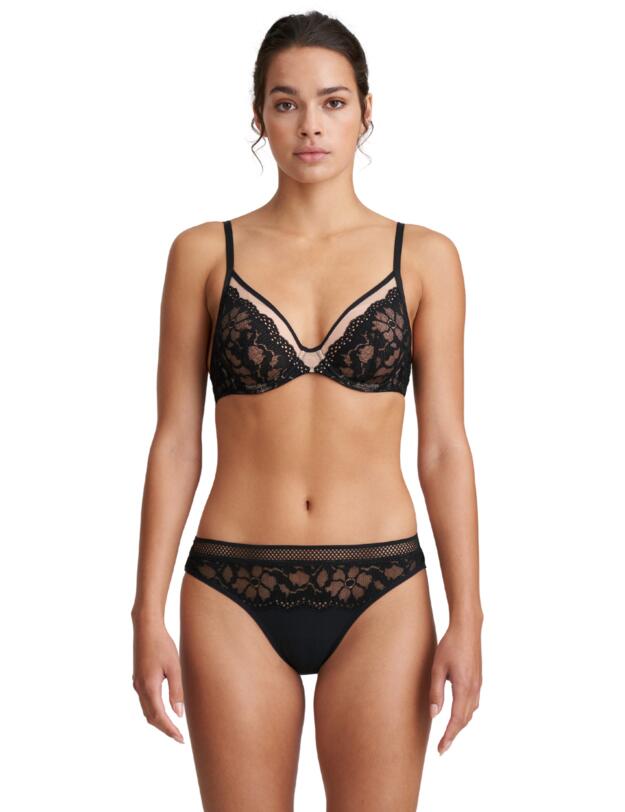 Marie Jo Suto Heart Shape Padded Bra Black