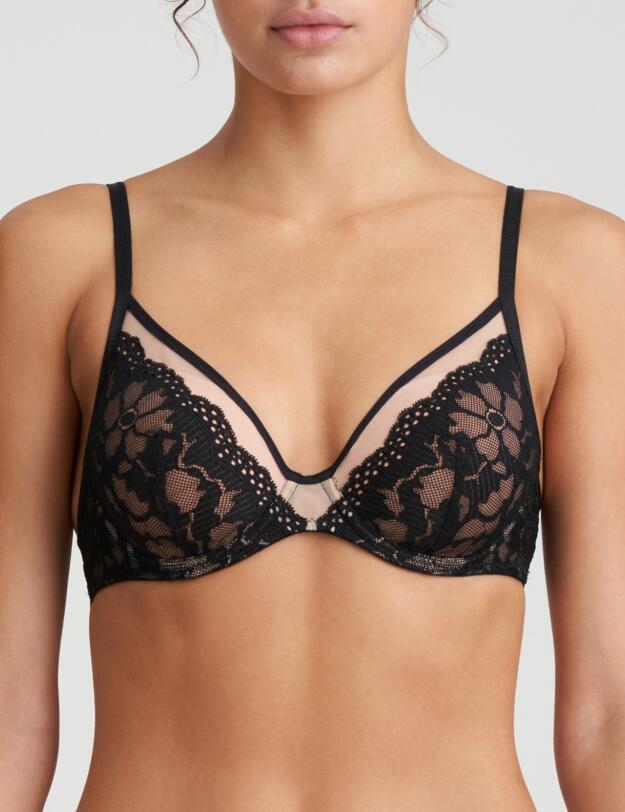 Marie Jo Suto Heart Shape Padded Bra Black