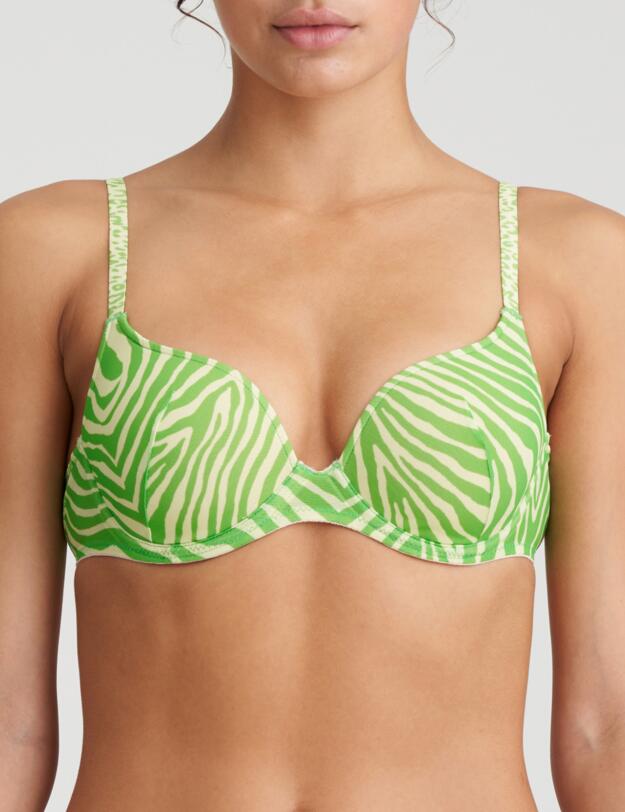 Marie Jo Tristan Heart Shape Padded Bra Vert Bambou