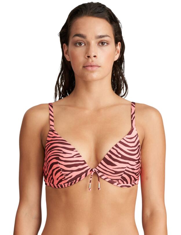 Marie Jo Zaragoza Push-Up Triangle Bikini Top Punch