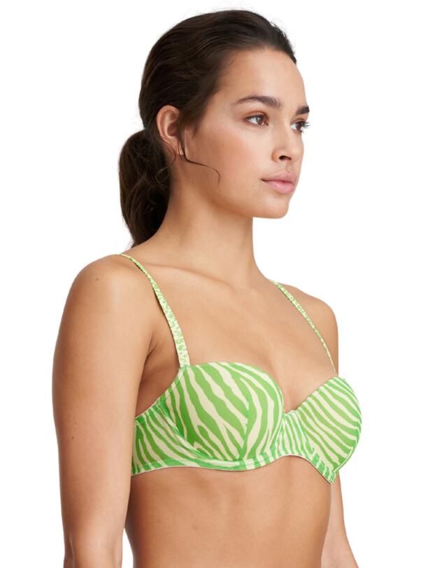 Marie Jo Tristan Padded Balcony Bra Vert Bambou