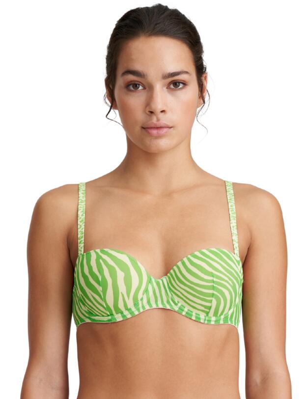 Marie Jo Tristan Padded Balcony Bra Vert Bambou
