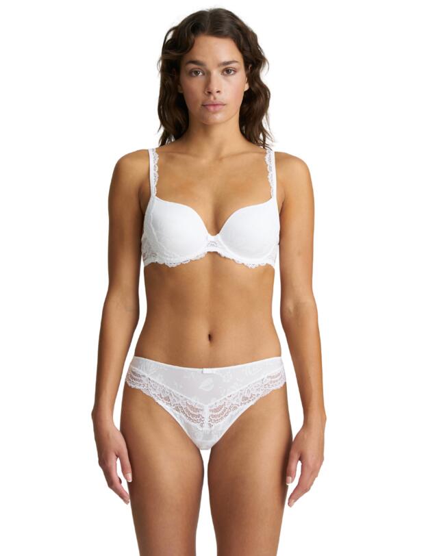 Marie Jo Sylvia Heart Shape Padded Bra White