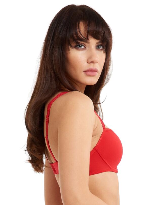 Lingadore Basic Collection Uni-Fit Balconette Bra Red