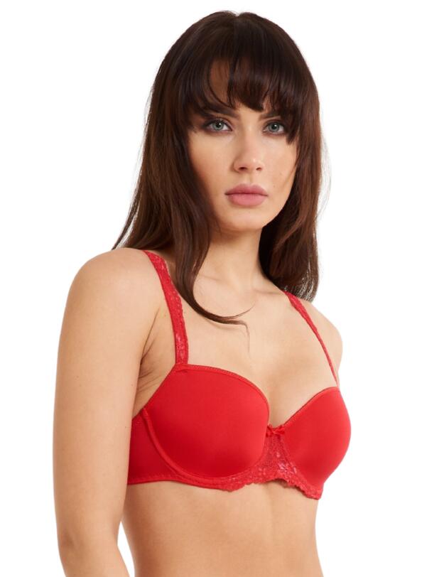 Lingadore Basic Collection Uni-Fit Balconette Bra Red