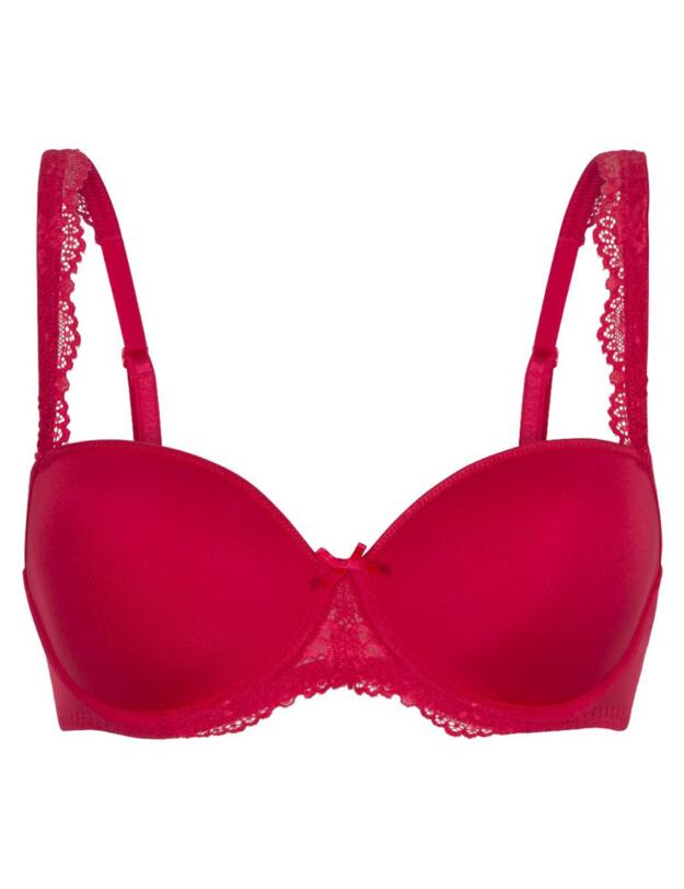 Lingadore Basic Collection Uni-Fit Balconette Bra Red