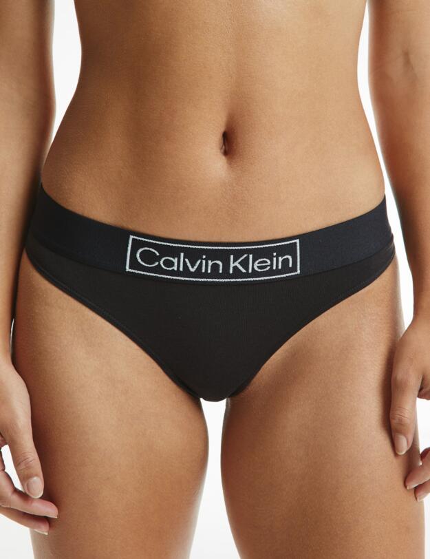 Calvin Klein Reimagined Heritage Thong Black 