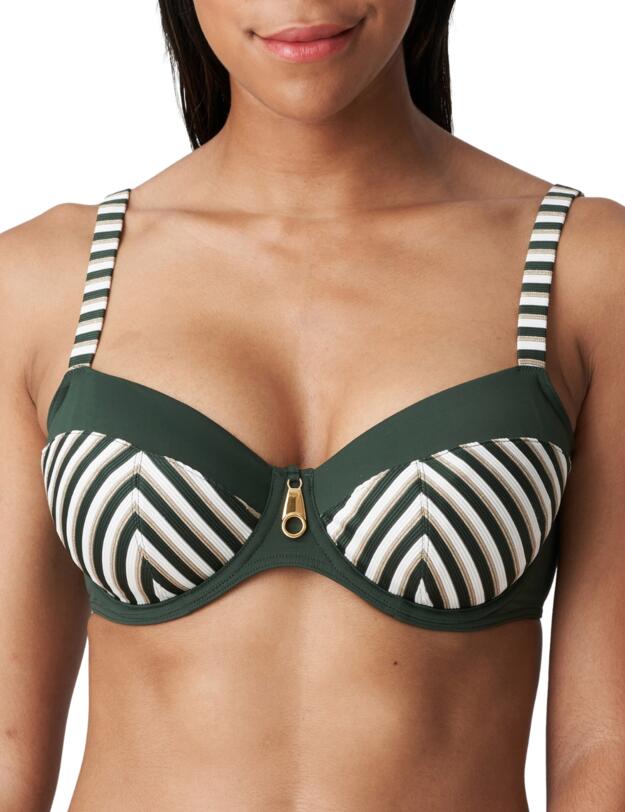 Prima Donna Swim La Concha Full Cup Bikini Top Malachite